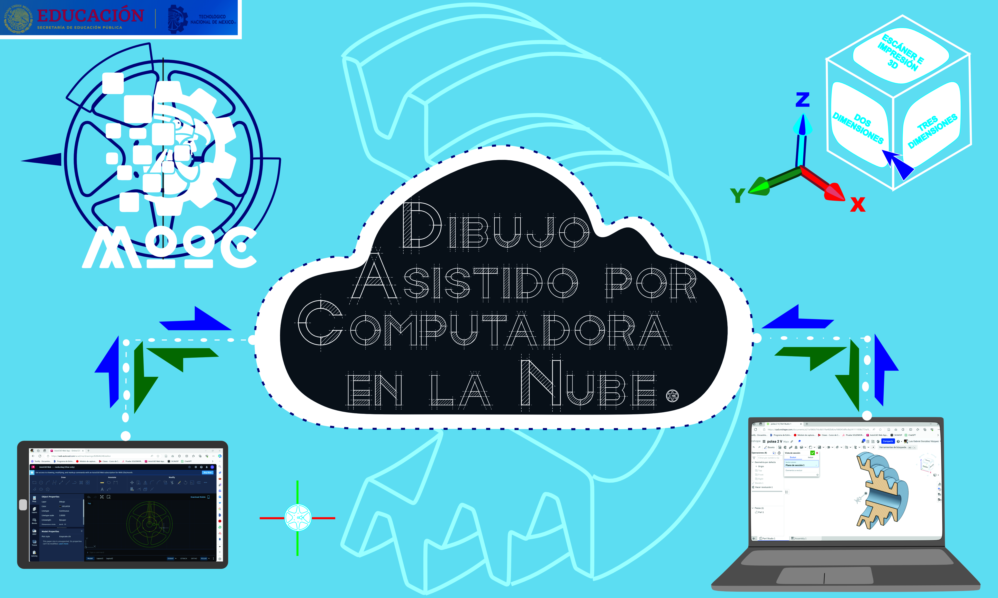 Dibujo asistido por computadora en la nube DACN01-001